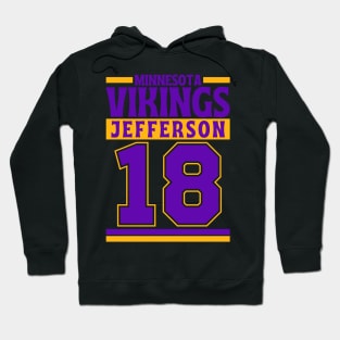 Minnesota Vikings Jefferson 18 American Football Edition 3 Hoodie